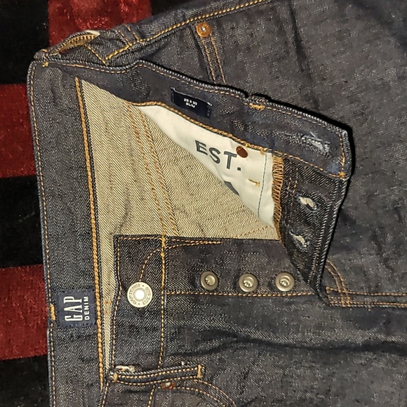 Gap. Selvedged Jeans. Stiff denim. Button-fly. Men's w28 l30 - Picture 15 of 16